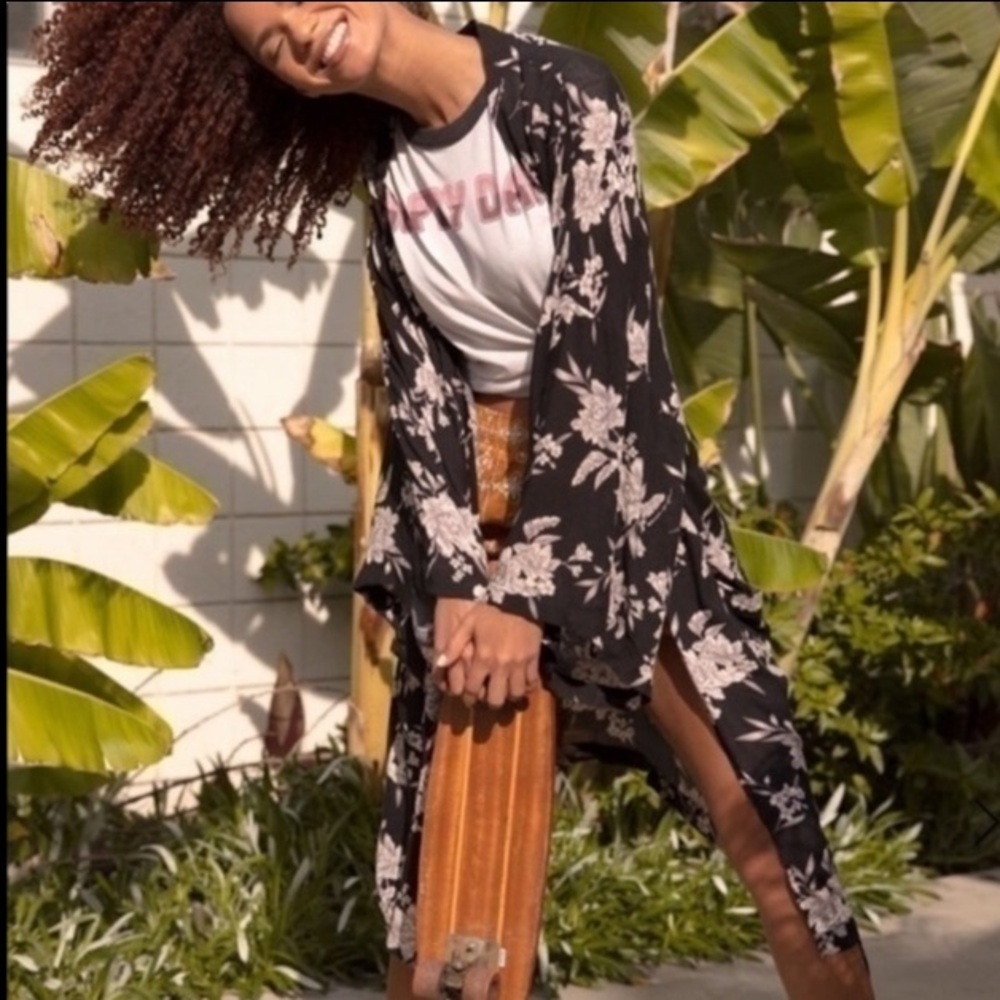 Spiritual Gangster Maya Floral Kimono Cardigan One Size NEW!